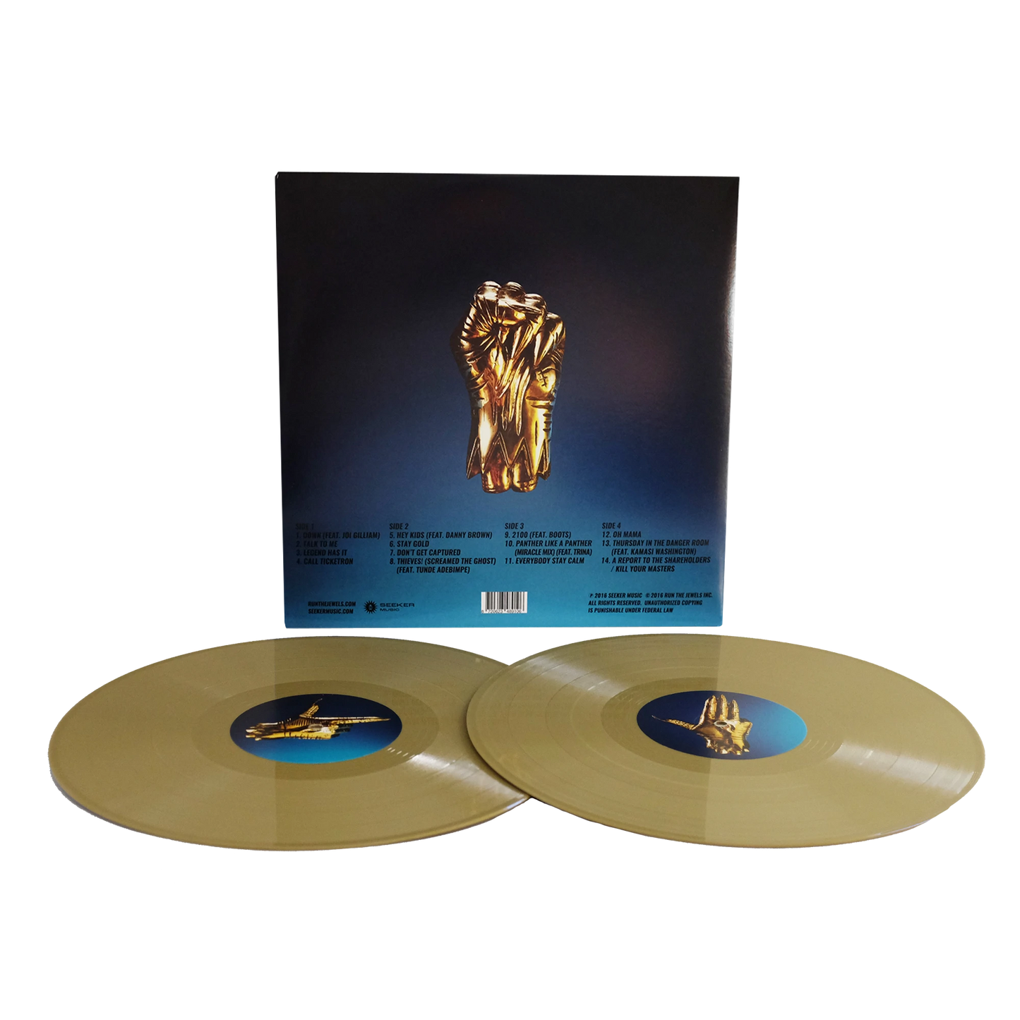 Run The Jewels - Run The Jewels 3 (Opaque Gold Vinyl, poster, gatefold, indie-retail exclusive)