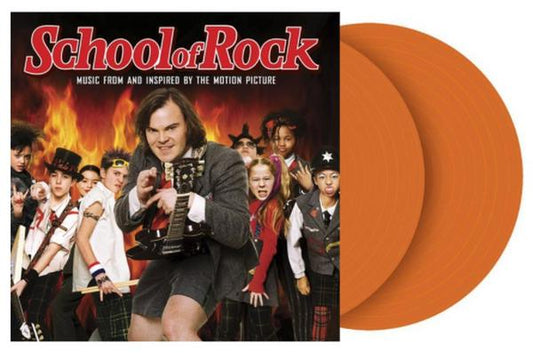 Various Artists - School Of Rock (Music From And Inspired By The Motion Picture) 2LP (140 Gram Orange Vinyl, D-side etching, ROCKtober 2021, limited, brick-n-mortar/indie exclusive)