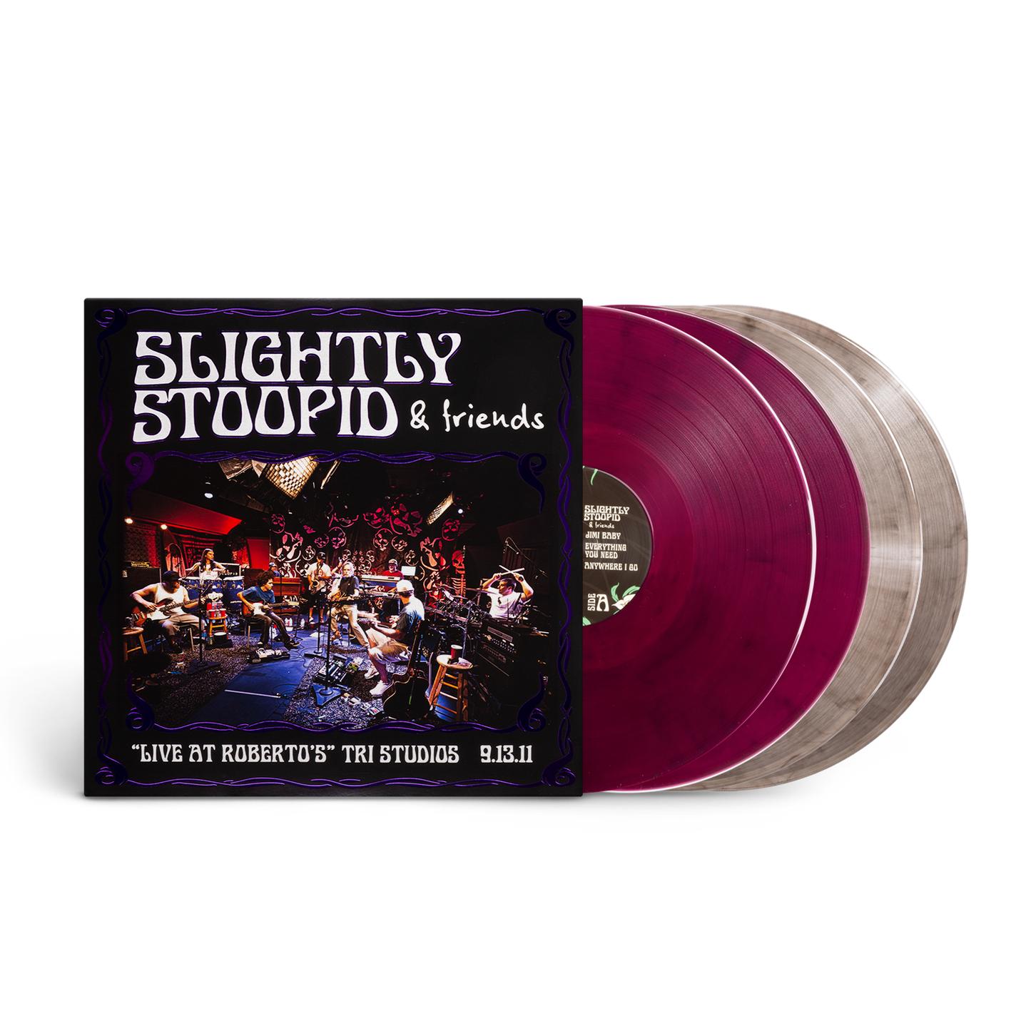 Slightly Stoopid Slightly Stoopid & Friends - "Live At Roberto's" TRI Studios 9.13.11 (Deep Purple & Black Smoke Vinyl)