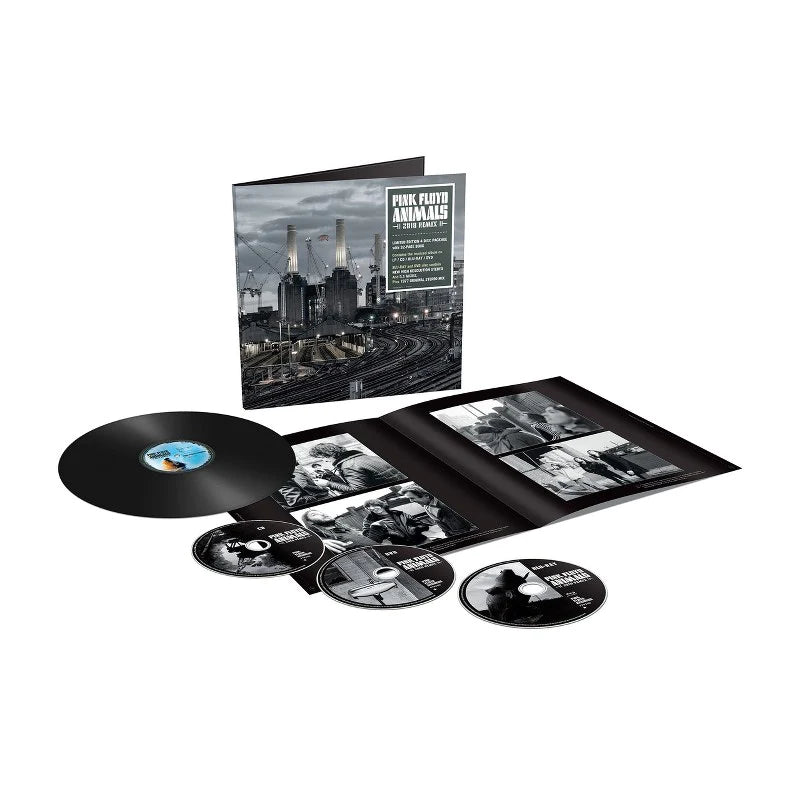Pink Floyd - Animals (2018 Remix) [LP+CD+DVD+BluRay] (180 Gram, 32 page booklet, hardcover book style cover, gatefold, UK import)
