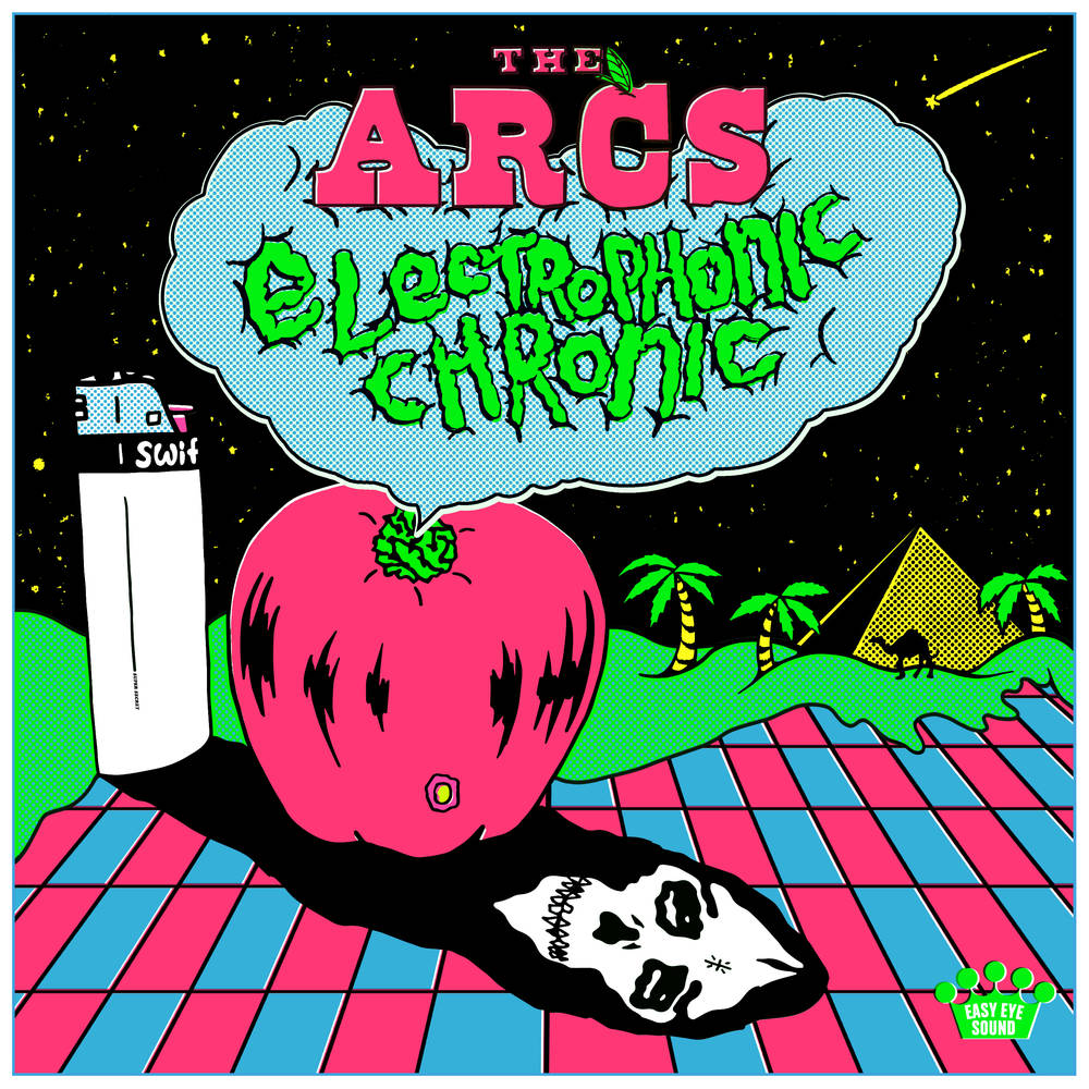 The Arcs - Electrophonic Chronic (Clear with Black Splatter Vinyl, 11x7 poster, limited, indie-retail exclusive)