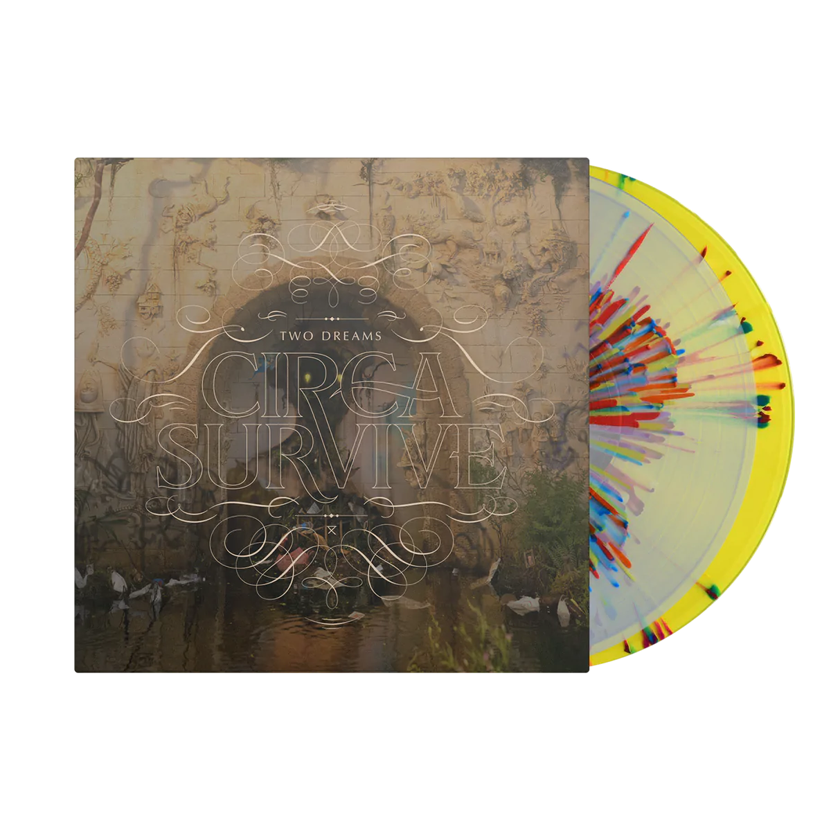 Circa Survive - Two Dreams (2LP 1-Clear with Red, White & Blue Splatter 2-Yellow with Red, White & Blue)