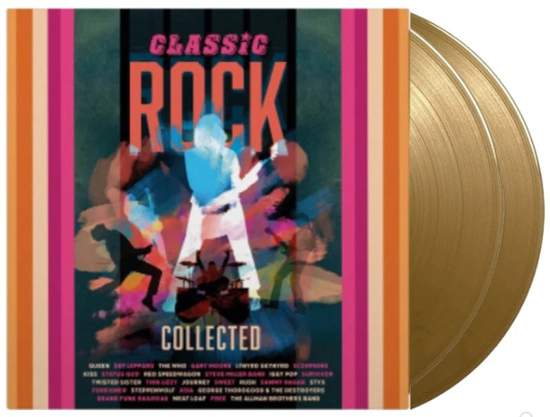Various Artists - Classic Rock Collected [2LP] (LIMITED GOLD 180 Gram Audiophile Vinyl, insert, PVC protective sleeve, numbered to 3500)