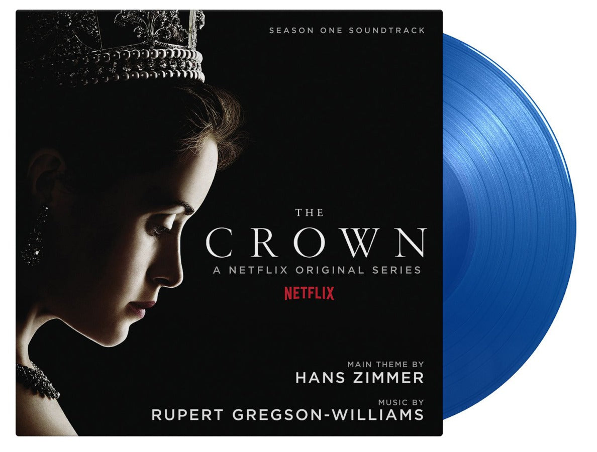 Hans Zimmer/Rupert Gregson-Williams - The Crown (Netflix Series Season One Soundtrack) (2LP Limited Royal Blue 180 Gram Audiophile Vinyl, deluxe sleeve with leather laminate finish, #'d to 750)