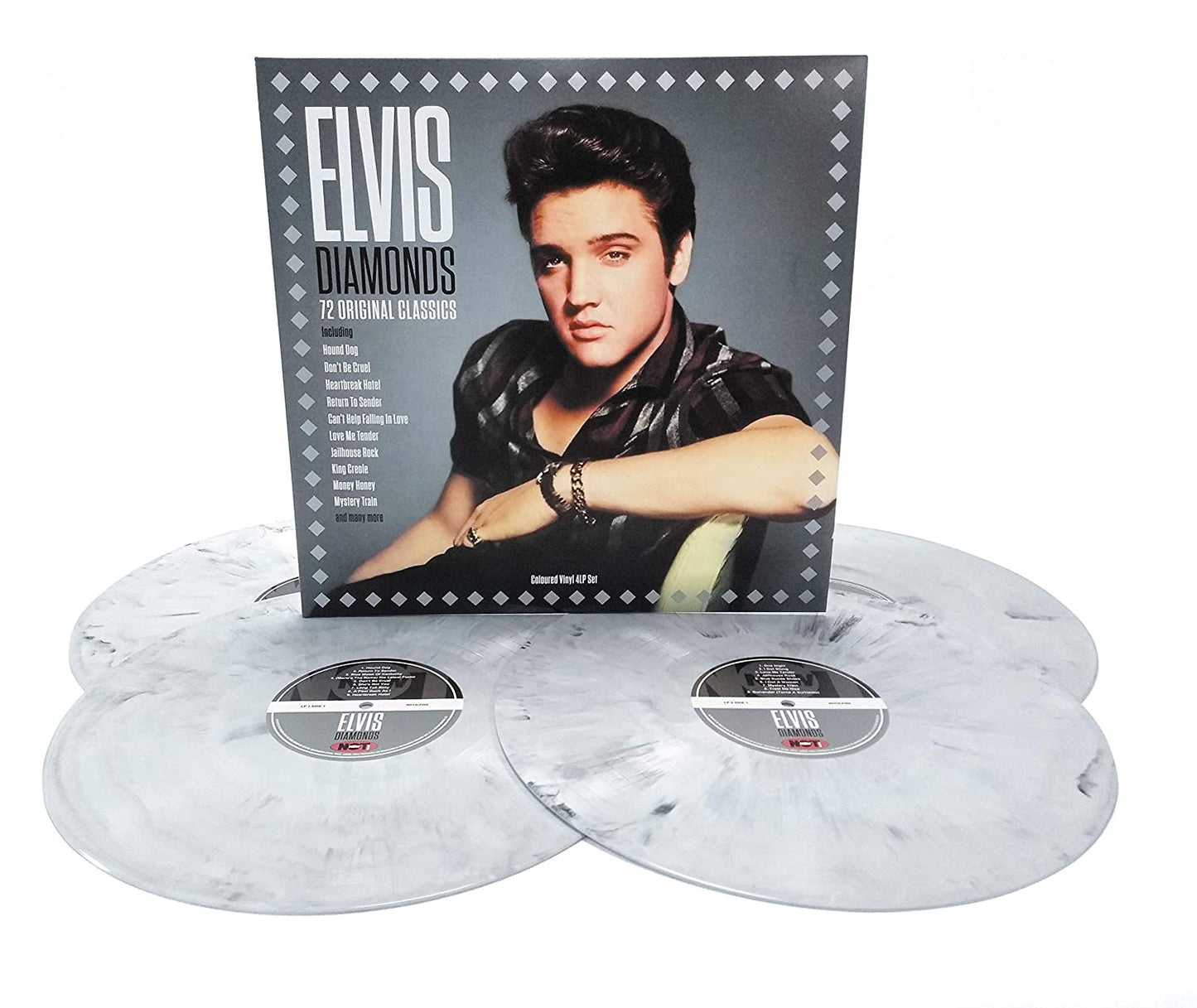 Elvis Presley - Diamonds [4LP Compilation] (Marble Colored Vinyl)
