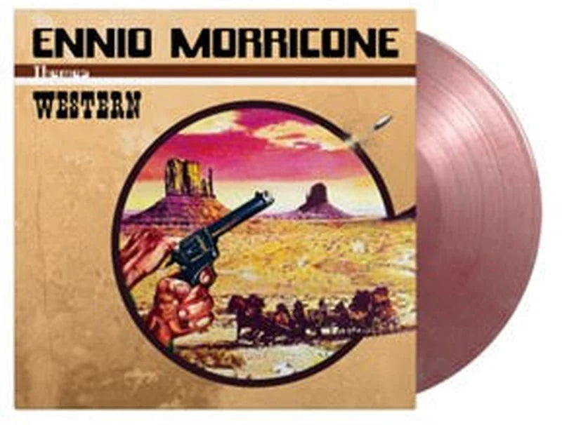 Ennio Morricone - Themes: Western [2LP] (Limited Red & Silver Marbled 180 Gram Audiophile Vinyl, 4 pg insert, gatefold with silver-spot varnish, numbered to 1500)