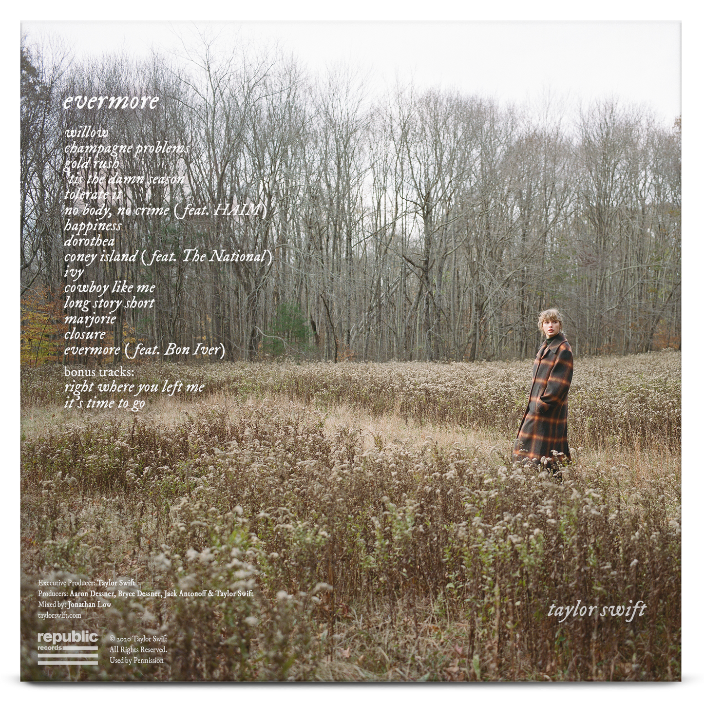 Taylor Swift - Evermore (Red Vinyl)