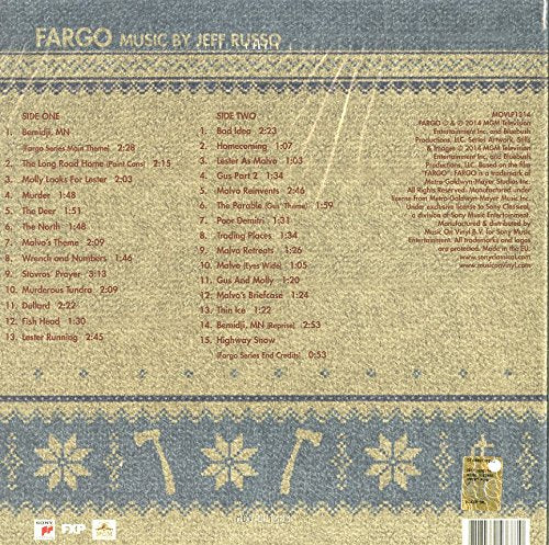 Jeff Russo - Fargo: Season 1 (Soundtrack) [LP] (LIMITED TRANSPARENT GREEN 180 Gram Audiophile Vinyl, insert, PVC sleeve, numbered to 666)