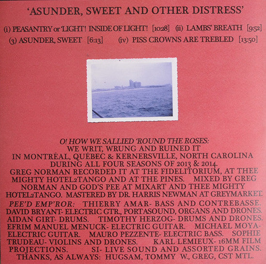 Godspeed You! Black Emperor - Asunder, Sweet And Other Distress (180 Gram, download, poster, gatefold)
