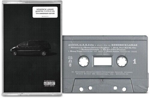 Kendrick Lamar - good kid, m.A.A.d city [Cassette] (Black Shell, 10th Anniversary Edition)