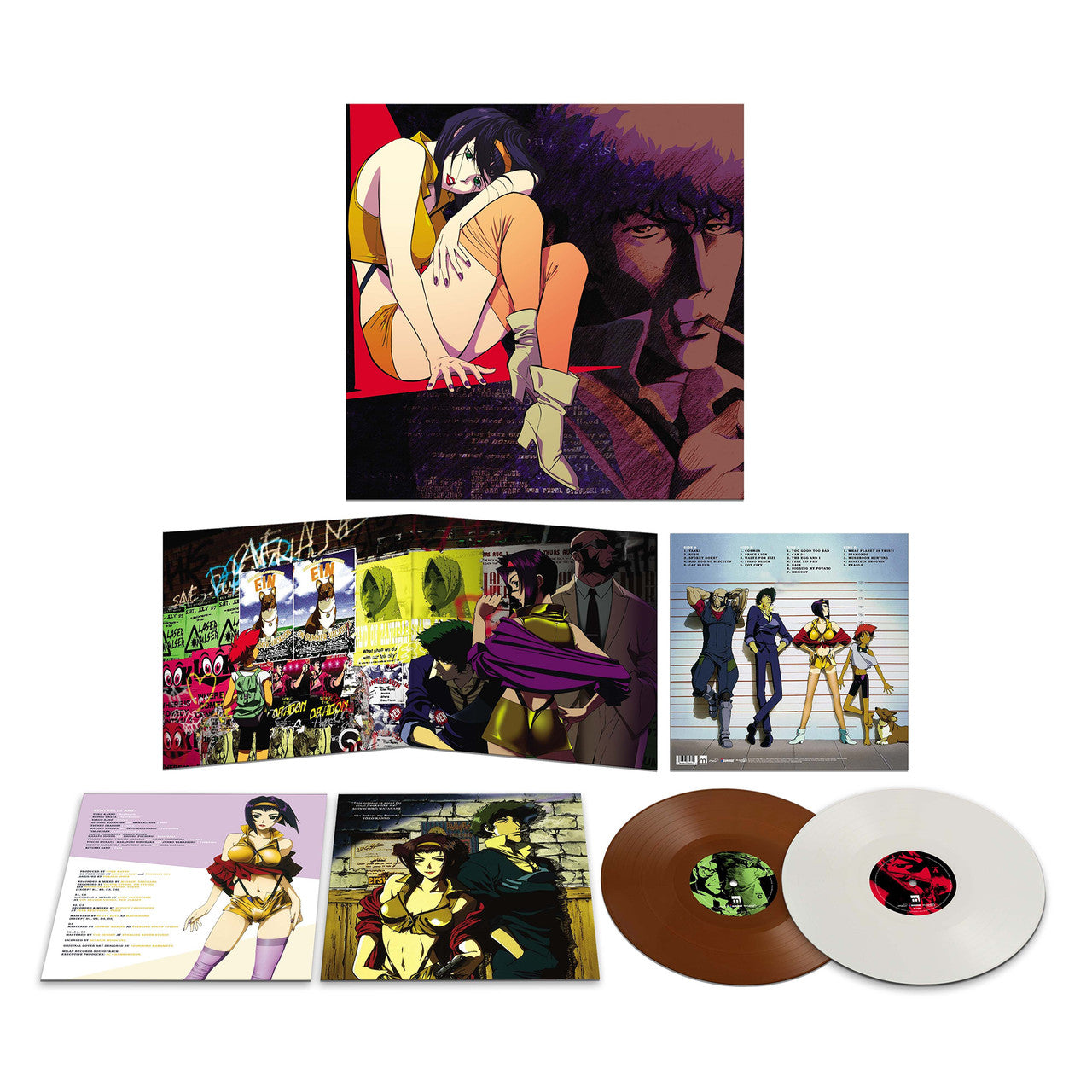 Seatbelts - Cowboy Bebop (Original Soundtrack) [White & Brown Colored Vinyl]