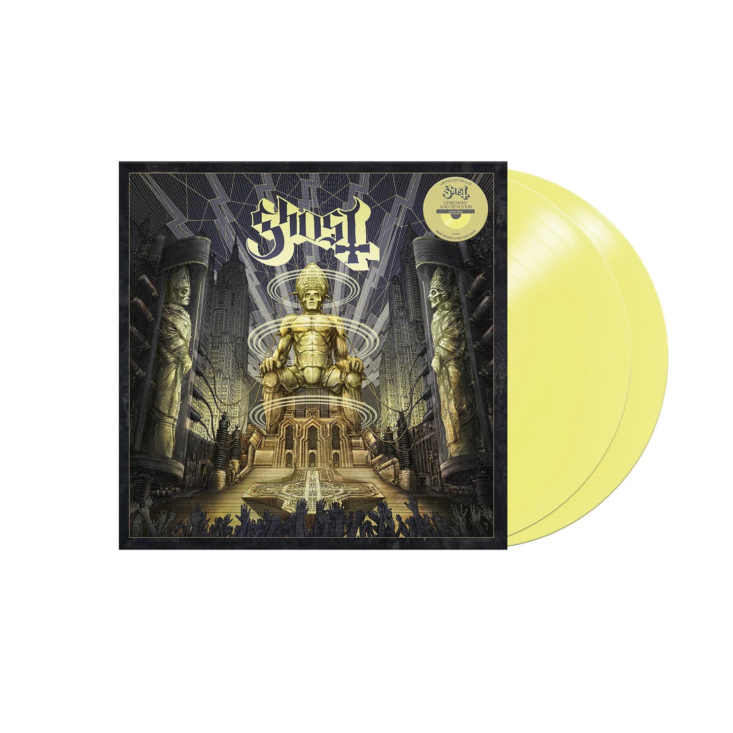 Ghost - Ceremony And Devotion (Lemon Vinyl, limited, indie-retail exclusive)