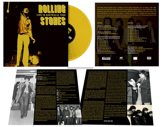 ROLLING STONES - LIVE IN AUSTRALIA 1966 (YELLOW VINYL/LIMITED)