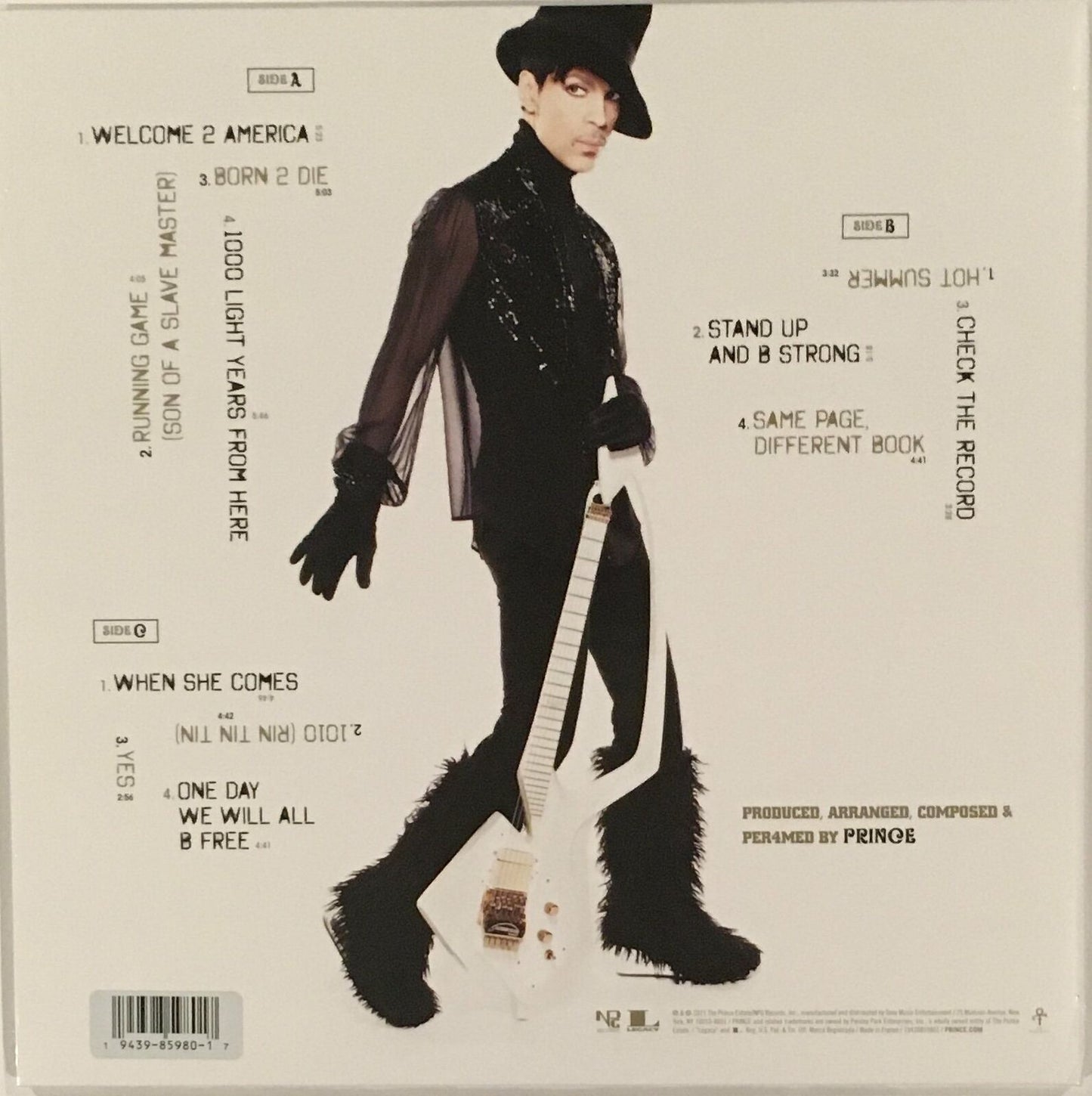 Prince - Welcome 2 America [2LP] (D-side etching, gatefold)
