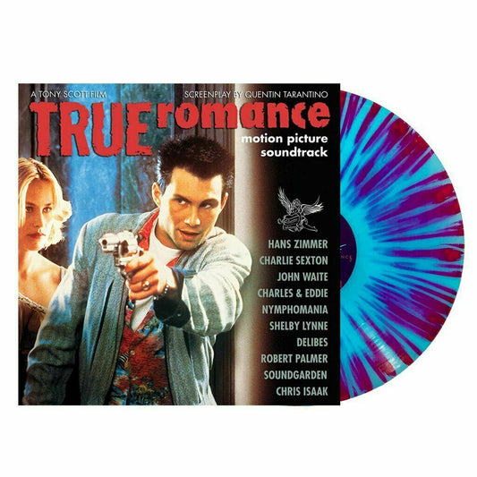 Various Artists - True Romance (Soundtrack) [LP] (Blue with Magenta Splatter ''Alabama Worley'' Vinyl)