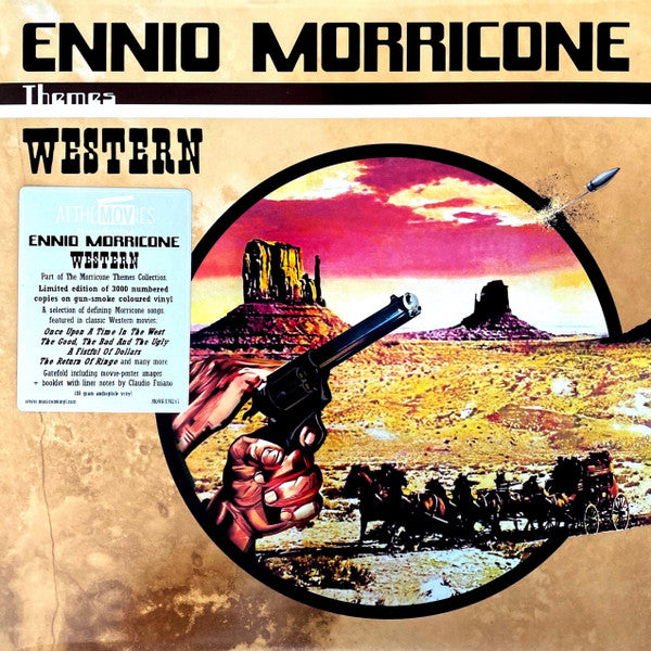 Ennio Morricone - Themes: Western [2LP] (Limited Red & Silver Marbled 180 Gram Audiophile Vinyl, 4 pg insert, gatefold with silver-spot varnish, numbered to 1500)